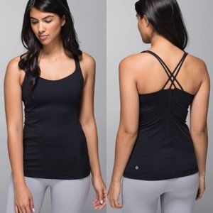 Lululemon Free To Be Tank Strappy Black Size 4